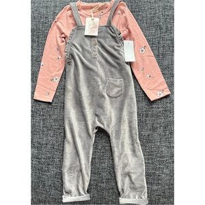 NWT Jessica Simpson Soft Overall Set
